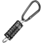 Preview: SILIPAC Schlüsselanhänger Verbinder Titan Black Karabiner