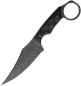 Preview: Stroup Knives HM1 Fixed, Stroup HM1 Black STW, 1095HC Carbon Steel Messer, Taktisches Messer Fingerring, Veteran Owned Knife Brand, Com2you-biwak, Sculpted G10 Messer, Handgefertigtes Tactical Fixed, Kydex Gürtelscheide, Black Stonewash Cerakote