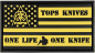 Preview: Tops Knives Flag Patch