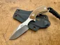 Preview: BMC Bladeworks M13 Imp, BMC M13 Imp Neck Knife, 14C28N Neck Knife, Stonewash Outdoormesser, Sand Canvas Micarta Fixed Blade, EDC Feststehendes Messer, BMC Knives Deutschland, Kydex Neck Knife, Com2you-biwak