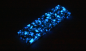 Preview: Glow stone Platte Blue Nova griffmaterial messerbau leuchtet bei dunkelheit