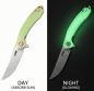 Preview: CJRB Knives JRBJ1906-GD Gobi Glow In the Dark Green G10