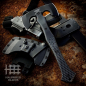 Preview: Halfbreed Blades CBA-01 Compact Battle Axe Black taktische axt