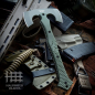 Preview: Halfbreed Blades CBA-01 Compact Battle Axe Ranger Green taktische einsatz axt