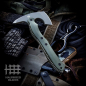 Preview: Halfbreed Blades CRA-02 Compact Rescue Axe Ranger Green