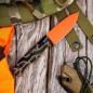 Preview: White River Ursus Cub, Orange Cerakote Messer, CPM Magnacut, Duck Camo G-Carta, Jagdmesser orange, Bushcraft Messer beschichtet, Outdoor Messer USA.