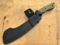 Preview: BMC Bladeworks M42, BMC M42 Naga, Parang Machete, Carbonstahl Machete, Black PVD Machete, Green Micarta Hiebwerkzeug, BMC Knives Deutschland, Bushcraft Parang, Com2you-biwak