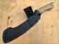 Preview: BMC Bladeworks M42, BMC M42 Naga, Parang Machete, Carbonstahl Machete, Stonewash Machete, Sand Micarta Hiebwerkzeug, BMC Knives Deutschland, Bushcraft Parang, Com2you-biwak