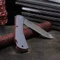 Preview: White River Mudbug Gray G10, White River Mudbug Red Liner, White River Knives Taschenmesser, Sodbuster Klappmesser G10, CPM-154 Backlock, White River Deutschland, Com2you-biwak, EDC Taschenmesser grau