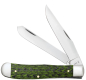Preview: Case Knives SS Green Black Carbon Fiber G10 Trapper