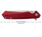 Preview: Case Knives Kinzua Red Aluminium S35VN Flipper