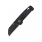 Preview: QSP Knife QS130XS-D2 Penguin Mini Blue G10 CarbonFiber