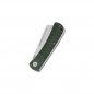 Preview: QSP Knife QS142-A Hedgehog Green Micarta Slip Joint