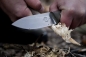 Preview: White River Knives Ursus 45 Black Burlap Micarta