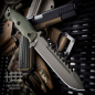 Preview: Halfbreed Blades LSK-01 Ranger Green Large Survival Knife