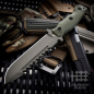 Preview: Halfbreed Blades LSK-01 Ranger Green Large Survival Knife