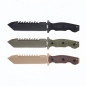 Preview: Halfbreed Blades LSK-02 Black Large Survival Knife