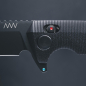 Preview: ANV Knives A400 glatte Klinge Sleipner GRN Black