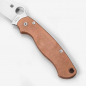 Preview: Flytanium Kupfer Griffschalen für Spyderco Paramilitary 2