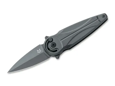 Fox Knives Saturn Titanium All Black – geöffnet