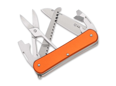 Fox Knives Vulpis 130-SF5 Aluminum Orange