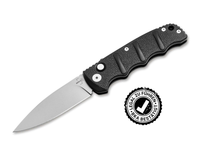 Böker Plus Kalashnikov Nonlock, DropPoint blank, §42a konforme Messer, Kalashnikov 42 silberne Klinge, D2 Stahl Taschenmesser, legal führbares Messer Deutschland, EDC Messer ohne Verriegelung.