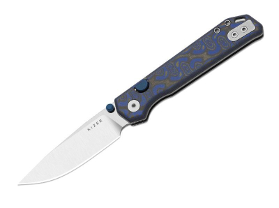 Kizer Begleiter, Kizer Knives Begleiter, BD1N Taschenmesser, Blue Vortex Micarta, EDC Messer, Kizer Folding Knife, Micarta Griff Messer, modernes Taschenmesser, Urban Carry Knife, Outdoor Messer, Kizer Knife Deutschland
