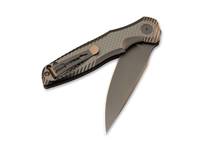 Spartan Blades Poros CF G10 Black