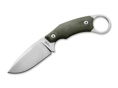Lionsteel H2 Micarta Green tactical knives with ring