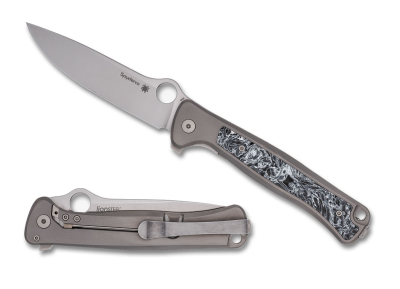 Spyderco C271TIP Slym M390 Titan FatCarbon