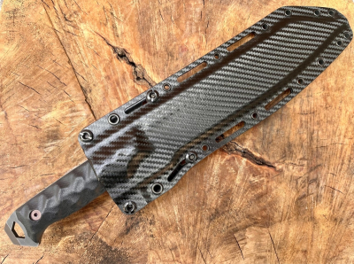 Dawson Knives Wayfinder, Wayfinder Hamon Black, 80CrV2 Stahl Messer, selektiv gehärtetes Messer, Dawson Knives Deutschland, High End Custom Messer, Bushcraft Fixed Blade