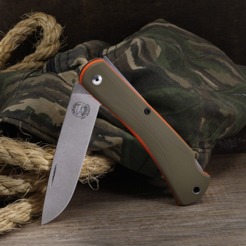 White River Mudbug Green G10, White River Mudbug Orange Liner, White River Knives Taschenmesser, Sodbuster Klappmesser G10, CPM-154 Backlock, White River Deutschland, Com2you-biwak, EDC Taschenmesser G10