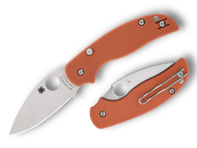 Spyderco Sage 6 Orange G10 – C123GPBOR – Ultra High-End CPM REX 121 Stahl