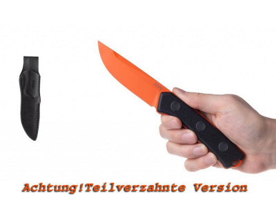 ANV Knives - ACTA NON VERBA - P200 MK ll Orange DLC verzahnt Klinge Leder