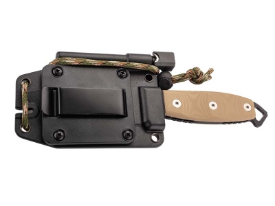 UTICA Knives SURVIVAL S3 Desert Kydexscheide Feuerstahl