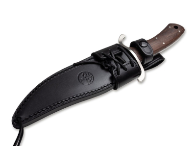Böker Bowie, N690 Stahl, Eichenholz Messer, Jagdmesser, Fahrtenmesser, Bowie Knife Solingen, Outdoor Messer groß.