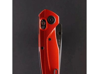 ANV Knives A100 glatte Klinge Alu Red