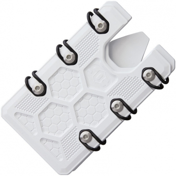 EOS Wallet 2.5 White Cerakote Titan Geldscheinklammer