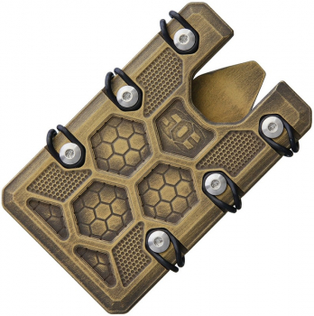 EOS Wallet 2.5 Gold Black Cerakote Geldscheinklammer