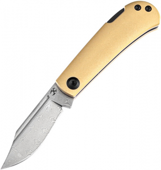 Kansept Knives Wedge Lockback Jungle Brass