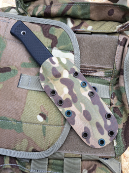 Custom Kydex für Fällkniven F1 Pancake Super Camo