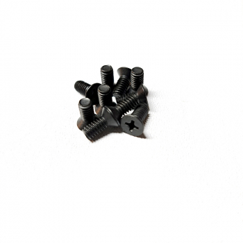 Phillips Kreuzschlitz-Schrauben 9,52mm Black Oxid 8-32