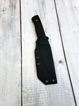 Custom Kydexscheide für Fällkniven F1 in Schwarz