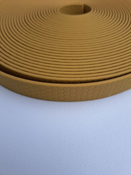 Biothane PVC-beschichtetes Gurtband HEXA 'Gold' 20 mm
