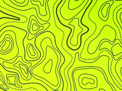 Kydex Topo Map, Kydex Toxic Yellow, Kydex Topo Muster, Kydex Gelb 2mm, Messerbau Neon, Holsterbau Signalfarbe, Kydex 30x30, Com2you-biwak