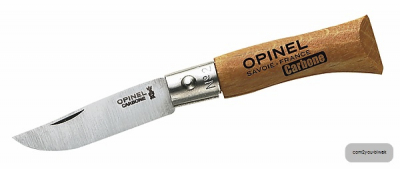 Opinel-Messer, Größe 2, nicht rostfrei