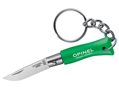 Opinel Taschenmesser COLORAMA No 02 grün rostfrei mit Schlüssel-Anhänger