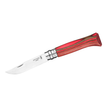 Opinel Taschenmesser No 08 Birke Rot