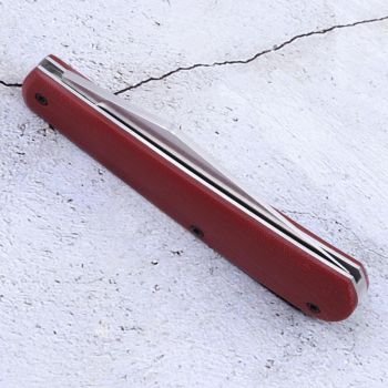 White River Trailhead Trapper, G10 Rot, S35VN Messer, Jagdmesser, EDC Fixed Blade, White River Knives Deutschland, Rotes Outdoormesser.