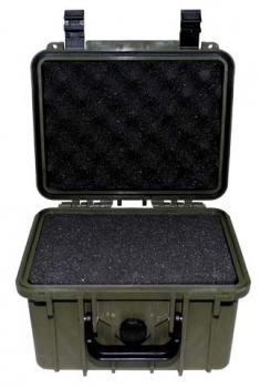Box, Kunststoff, wasserdicht, 26,7x23,9x17,6 cm, oliv
